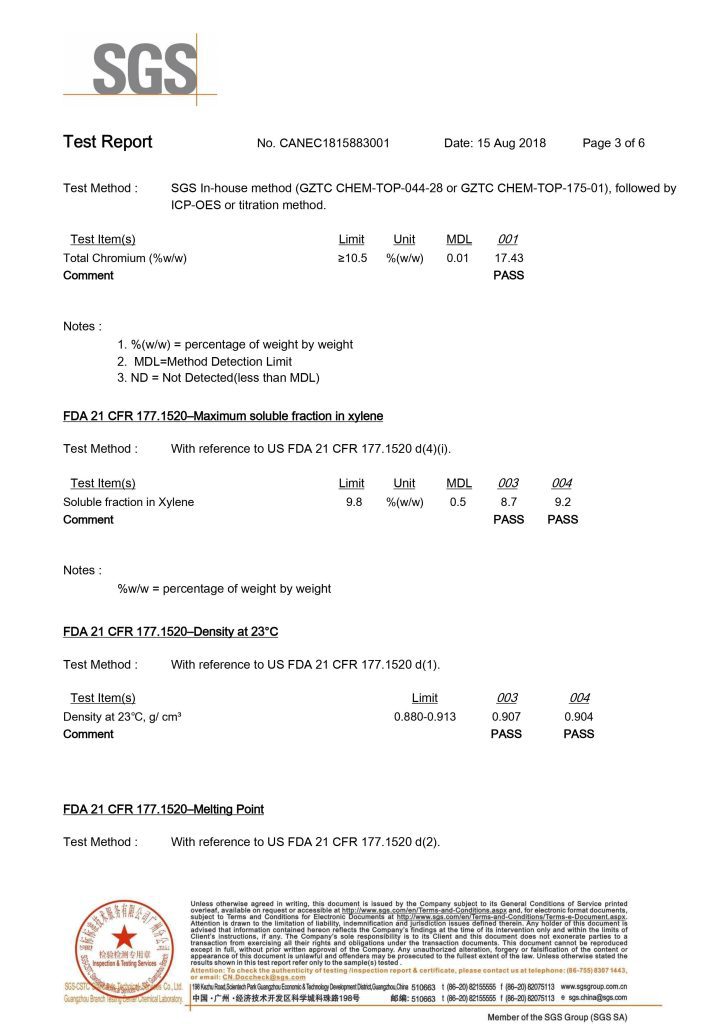 Test Report Of Vacuum 3