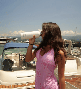 infographic lịch trình uống nước